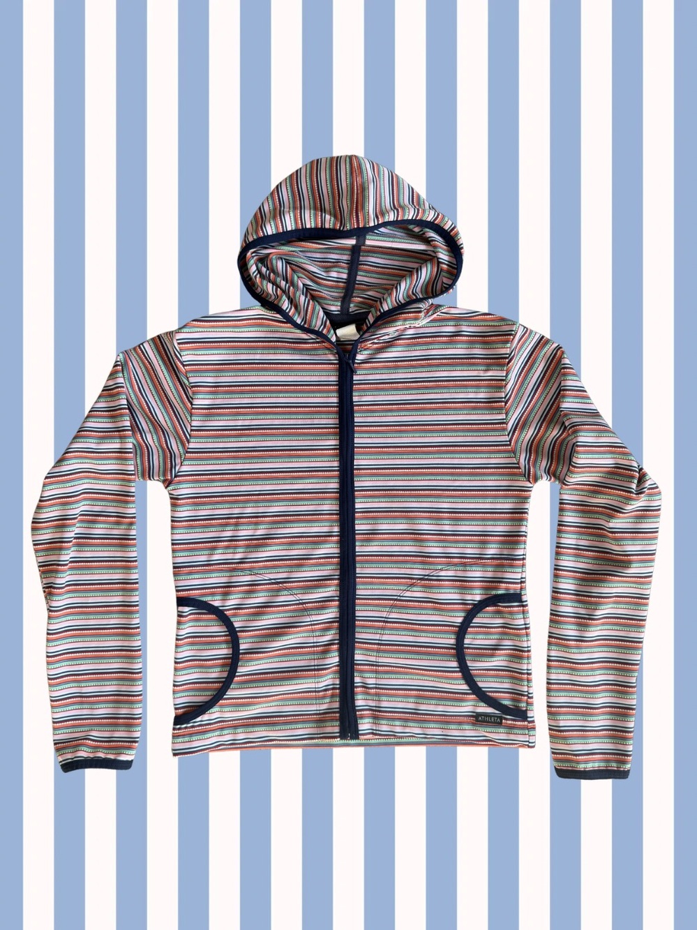 Athlets Vintage Paper Tag Multi-Colored Light Jacket - Women's (M)